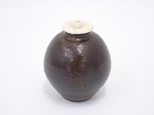 Y3653-5 茶道具 永宝 八幡名物 奈良文琳茶入 共箱 仕覆　YY 道具 ] - 道具 永宝造 八幡名物奈良文琳茶入 □zネットショップ圭